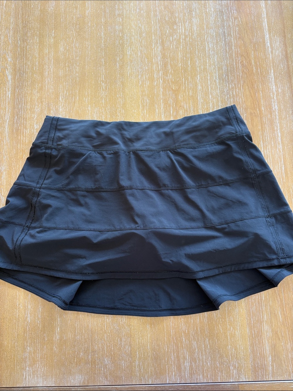 lululemon athletica Black Athletic Skort with Built-In Shorts